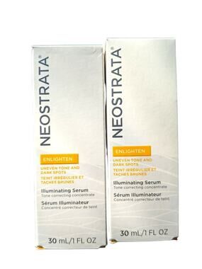 2x Neostrata Enlighten Illuminating Tone & Dark Spot Correcting Serum 1floz each